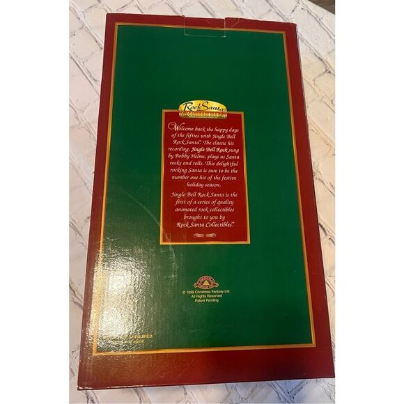 Vintage 90s Jingle Bell Rock Animated Santa Dancing Music 1st Edition Christmas - Picture 7 of 12
